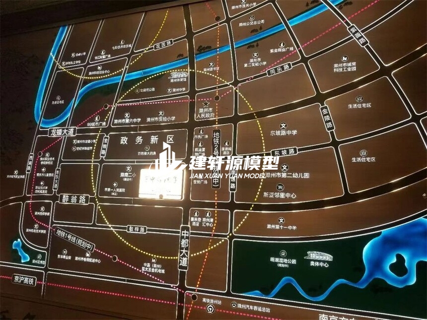 福鼎区域壁挂模型